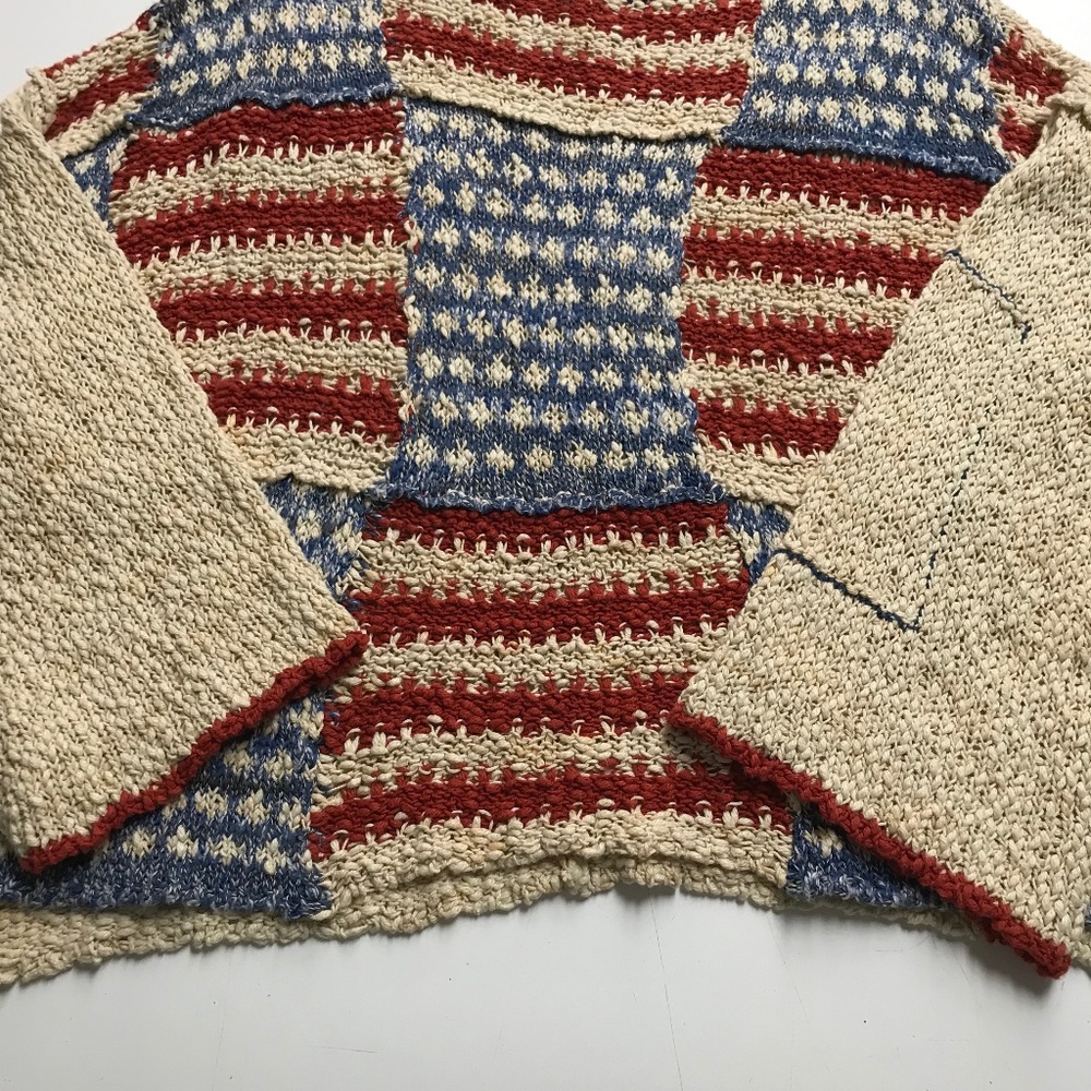 Free people Liberty Sweater Small with repair **Please see pics for repa…